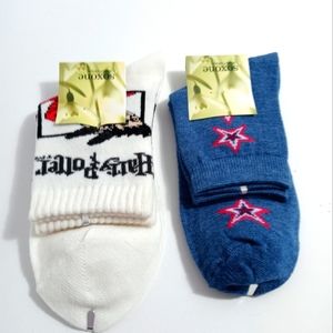🏖 Soxone 2 Pr Ladies Fashion Socks NWT